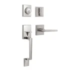 Neutype Front Door Handle Set Entrance Lock Satin Nickel Heavy Duty New. Price: $72.62.