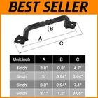2 Pack Copper Barn Door Handles - Durable Steel Construction New. Price: $23.77.