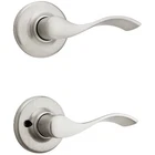 Kwikset Balboa Satin Nickel Hall/closet Passage Door Lever (92001-528) New. Price: $14.39.