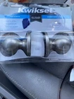 Kwikset Bed And Bath Round Lockable Brushed Nickel Door Knob 93001-495 New. Price: $16.10.