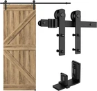 79.2 /6.6FT Sliding Barn Door Hardware Kit With Adjustable Shape Flo New. Price: $41.99.