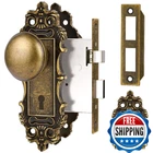 Ceymio Mortise Lock Door Knobs Interior Bronze Antique Handle Ske New. Price: $70.50.