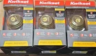 Kwikset Polished Brass Deadbolt Smartkey Security 3 Pack 99850-071 ( Matched New. Price: $45.00.