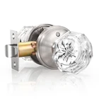 Knobwell Privacy Glass Door For Bedroom And Bathroom Vintage Clear Crystal New. Price: $103.43.