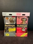 Nib Schlage Bright Brass Double Security Combo Pack FB105V Ply With Keys New. Price: $89.99.