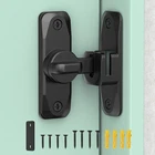Sliding Barn Door Lock & 90/180 Degree Latch Hardware, Zinc Alloy Small Flip ... New. Price: $17.20.