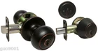 House Guard Oil Rubbed Bronze Entry Entrance Keyed Round Door Knobs Deadbolt New. Price: $34.50.