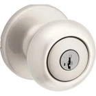 Kwikset Cove Satin Nickel Keyed Entry Door Knob Smartkey Security Microban New. Price: $17.95.