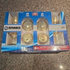 New Brinks Keyed Entry Door Set Tulip Knob & Deadbolt 2105-105 Polished Brass. Price: $54.99.