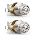 Probrico (2 Pack Keyed Alike Locks For Exterior And Interior Doors Brushed Ni... New. Price: $24.99.