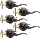 Gobekor 5 Pack Privacy Door Levers - Oil Rubbed Bronze Handles With New. Price: $81.95.