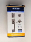 Schlage Century Single Cylinder Handleset Latitude Lever Satin Nickel New. Price: $129.99.