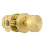 Gold Door Privacy Knobs Interior Satin Brass Modern Roun... New. Price: $47.19.