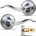 Veise Door Handle Privacy Levers, Wave Style Interior Knobs For Bedroo New. Price: $29.99.
