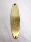 Baldwin Escutcheon Wilmington Passage Half Satin Brass & Brown 6795-060-KN 755HW Open. Price: $19.00.