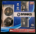 Brinks Keyed Entry Doorknob & Deadbolt 2108-109 New Open Box. Price: $15.00.