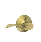 Schlage Accent Lever F170 608 Lh Satin Brass Left Hand Dummy Open. Price: $11.00.