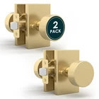 Door Knob Privacy Lock 2 Pack Satin Brass Reversible Interior Bedroom Mega Gold New. Price: $179.99.