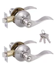 Gitrang (2 Pack Door Levers Interior Keyed Difference Entry Front/bedroom Doo... New. Price: $46.69.
