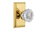 Nostalgic Warehouse 717750 Studio Plate Crystal Glass Knob Privacy Polished Bras Open. Price: $84.15.