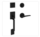 Kwikset Amador Front Entry Handleset Hollis Lever Matte Black Deadbolt 96870-165 Open. Price: $67.50.
