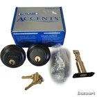 Schlage Accents Andover BA362 716 Double Cylinder Deadbolt New Open Box. Price: $24.95.