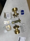 Emtek 5209ROUUS4 Round Privacy Door Knob - Brass Modern Collection Satin Open. Price: $125.99.