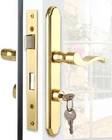 Pella Storm Door Handle Accessory Set With Key & Lock Cylinder Polished Gold New. Price: $119.92.