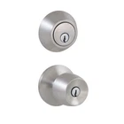 Defiant Brandywine Stainless Steel Combo Pack With Single Cylinder Deadbolt New. Price: $18.95.