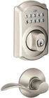 Schlage FBE365 V 619 Acc Camelot Satin Nickel Keypad Combo Pack With New. Price: $119.99.