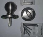 Kwikset 96040-139 604P Interior Pack Polo Satin Nickel Knobset & Lock New. Price: $19.99.