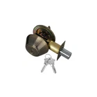 Premier Lock DB10C Antique Brass Deadbolt Door W/ 2 SC1 Keys New. Price: $20.95.