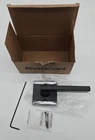 Kwikset 788HFLSQT-514 Halifax Non-turning One-sided Dummy Door Lever Matte Black Open. Price: $16.99.
