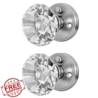 Balin Designs Crystal Door Knob Privacy Satin Nickel 2 Pack New. Price: $100.29.