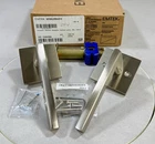 Emtek 5210US15 Helios Right Handed Privacy Door Lever Satin Nickel Open. Price: $98.80.