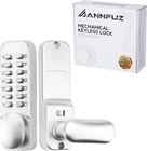 100% Mechanical Keyless Door Locks With Keypad Knob, Code Pearl Chrome New. Price: $79.70.