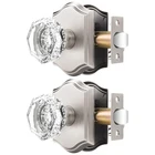 Orger Passage Door Knobs For Hallway Closet, Glass Handles With Non-... New. Price: $65.40.