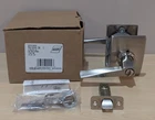 Schlage F51A Elr 619 Eller Lever With Century Trim Keyed Entry Lock, Nickel Open. Price: $29.50.