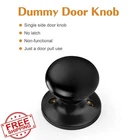 Probrico 4PK Black Dummy Door Knobs Half Lever Inactive Matte Finish New. Price: $34.99.