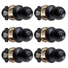 Ilyapa Privacy Black Interior Locking Knobs For Doors- Ball Sty... New. Price: $57.81.