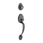 Black Copper CREEK-CZ2610-EXTERIOR Application View In Antique Brass Open. Price: $37.55.