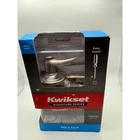 Door Lock Set Lever Handle Knob Brushed Nickel Interior Hardware 97300-817 Open. Price: $19.00.