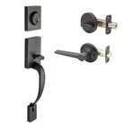 Craftsman Tuscan Bronze Door Handleset With Contemporary Trim New. Price: $79.77.
