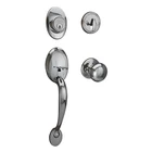 Design House Coventry Brass Door Handle Set In Polished Chrome/silver New. Price: $116.85.