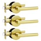 Orger 2 Pack Gold Door Handles Interior, Privacy Brushed Levers Wit... New. Price: $49.32.