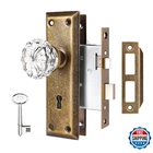 Toptotoo Mortise Lock Set Interior Door, Crystal Glass Knobs With And New. Price: $56.99.