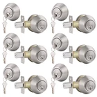 Gobrico 6-PACK Keyed Alike Double Cylinder Deadbolts Door Locks Satin Nickel New. Price: $118.70.