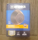 Brinks 2717-150 Keyed One Side Deadbolt For Exterior Door Tuscan Bronze New. Price: $16.99.
