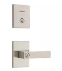 Kwikset 991SAL Singapore Keyed Entry Handle Single Cylinder Deadbolt Combo Open. Price: $44.99.