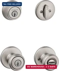 Kwikset Tylo Front Door Lock Handle Deadbolt Set, Entry Combo Pack Single Cy New. Price: $67.06.